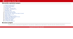 Desktop Screenshot of christianguitarwiki.com